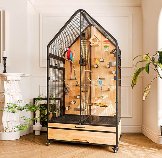 House-Shaped Bird Cage