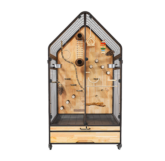 House-Shaped Bird Cage