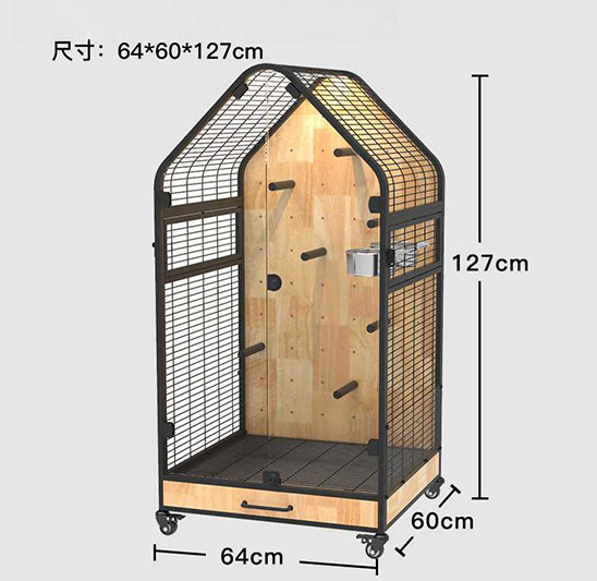 House-Shaped Bird Cage